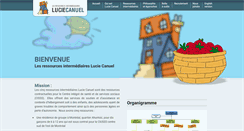 Desktop Screenshot of luciecanuel.org